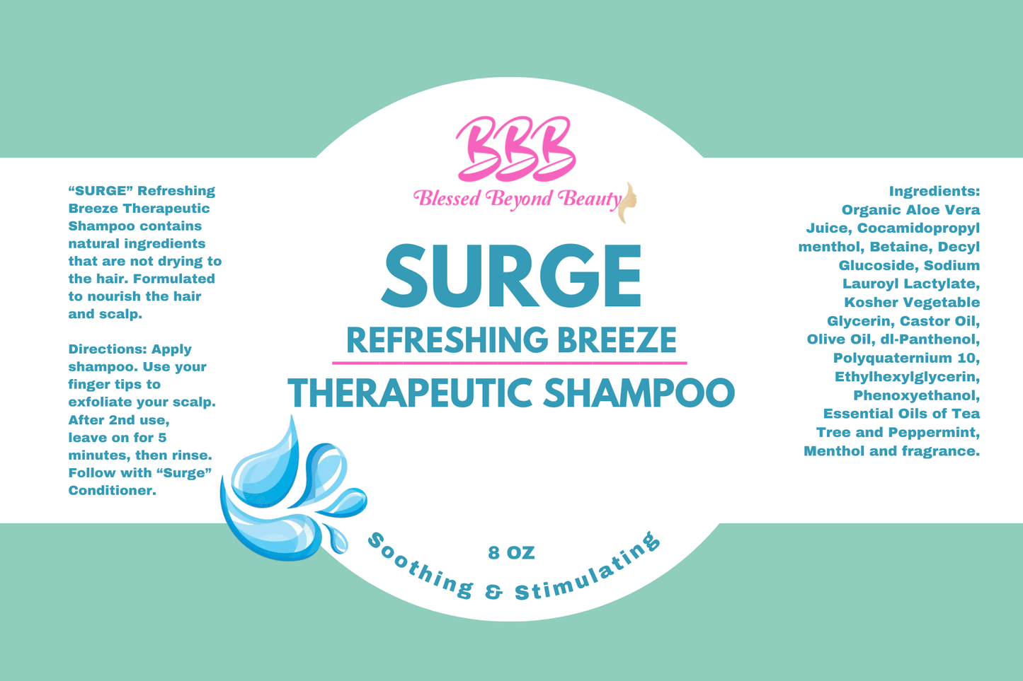 Refreshing Breeze Therapeutic Shampoo